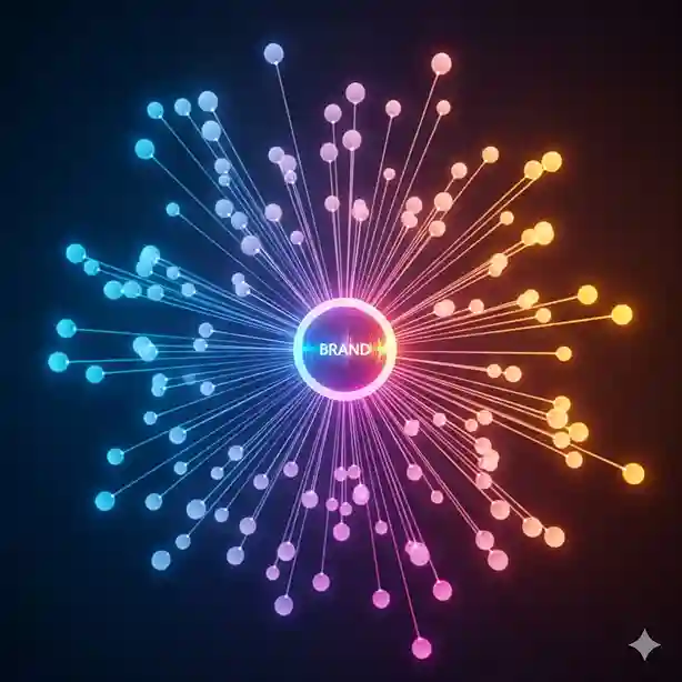 Graph showing social media reach expansion
